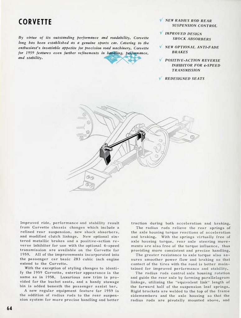 1959 Chevrolet Engineering Features Booklet Page 14